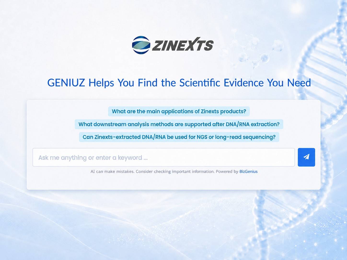 Zinexts Geniuz AI